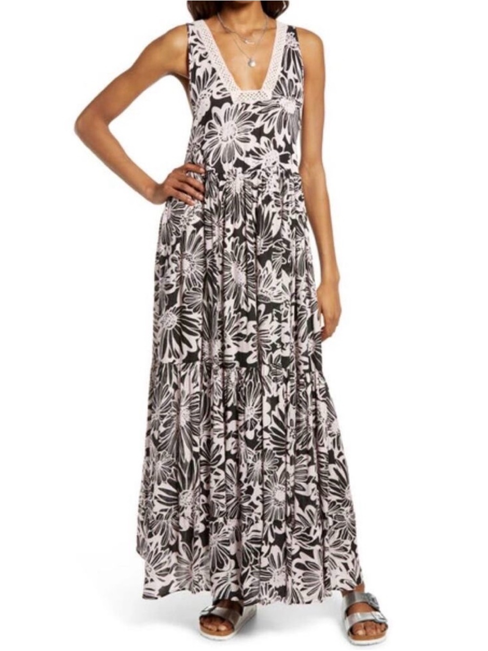 Free People Tiers For You Maxi Dress